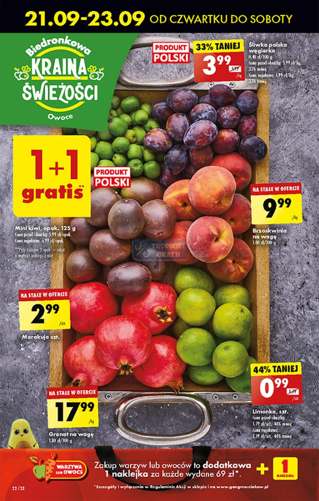 Gazetka promocyjna Biedronka do 27/09/2023 str.22