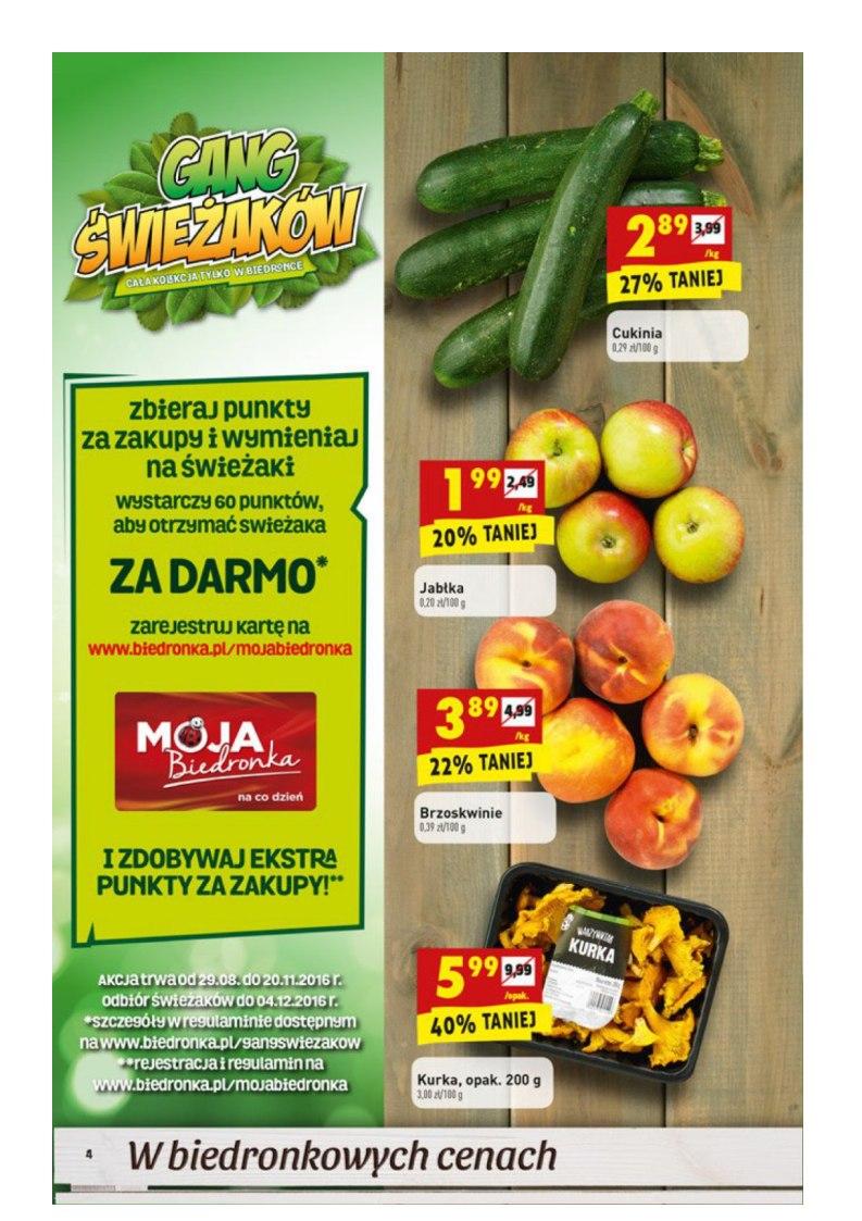 Gazetka promocyjna Biedronka do 14/09/2016 str.4