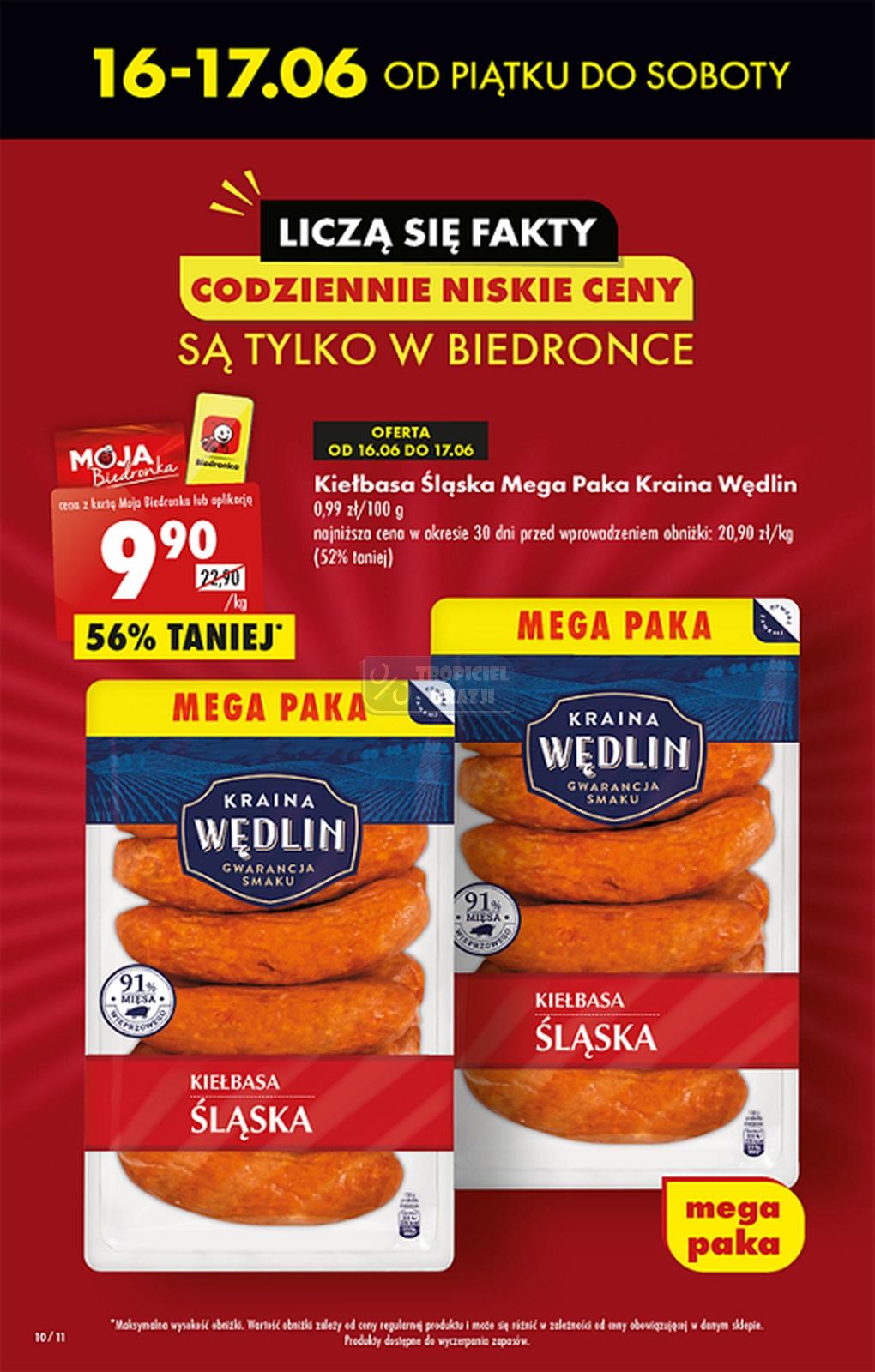 Gazetka promocyjna Biedronka do 21/06/2023 str.10