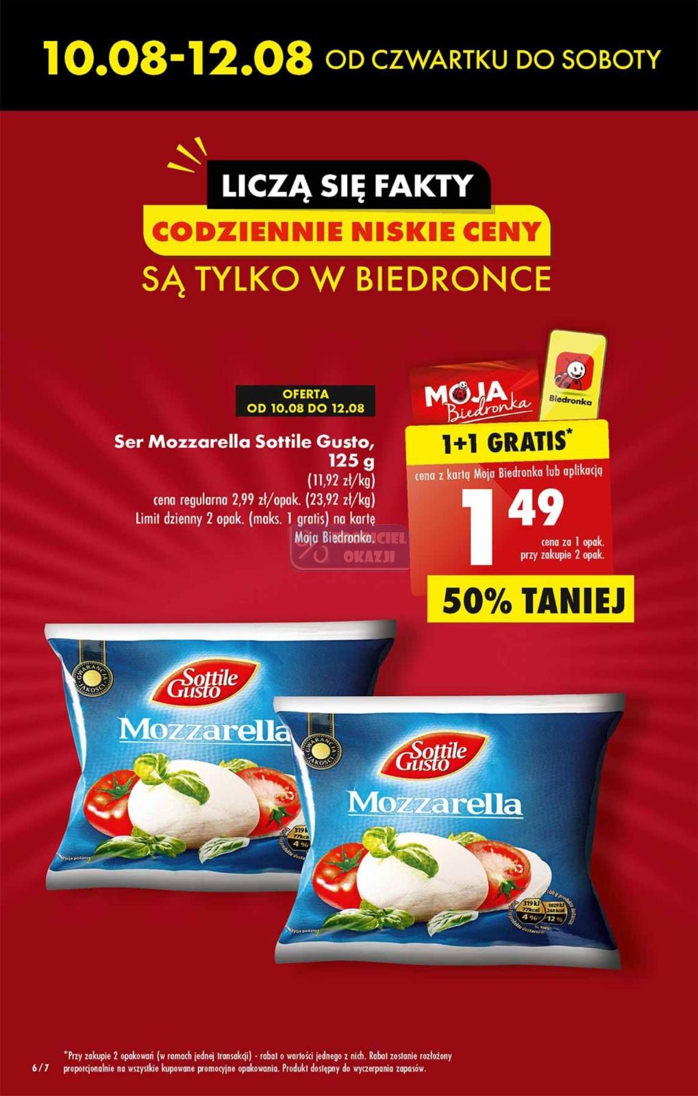 Gazetka promocyjna Biedronka do 16/08/2023 str.6