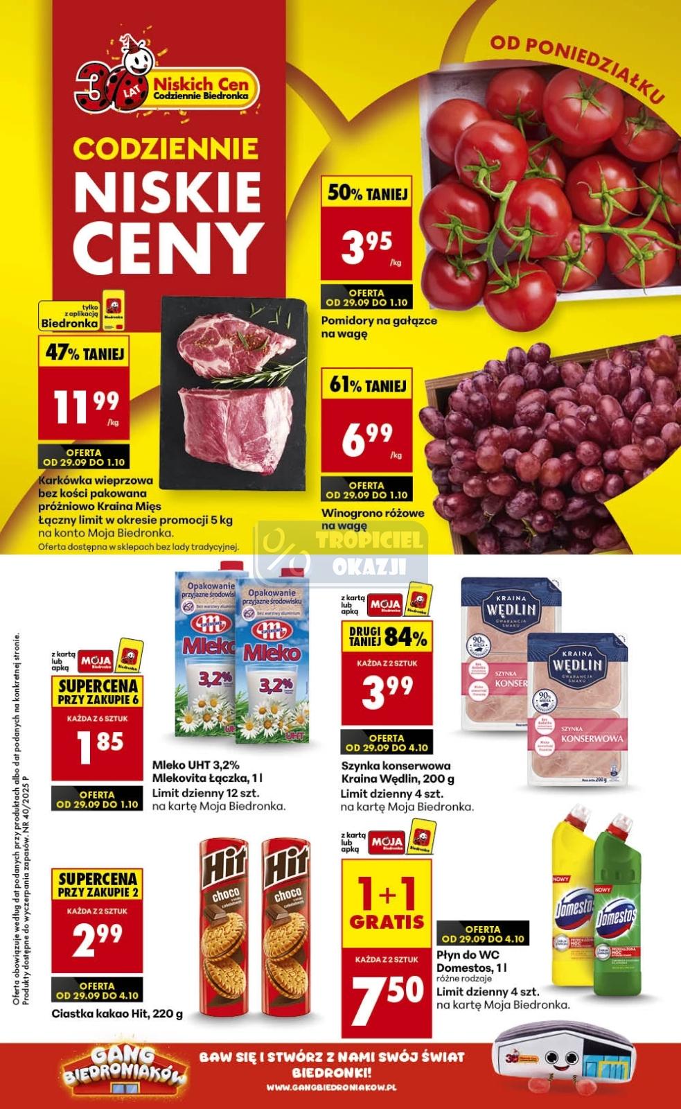 Gazetka promocyjna Biedronka do 08/10/2025 str.1