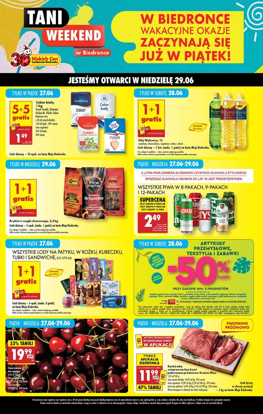 Gazetka promocyjna Biedronka do 29/06/2025 str.1