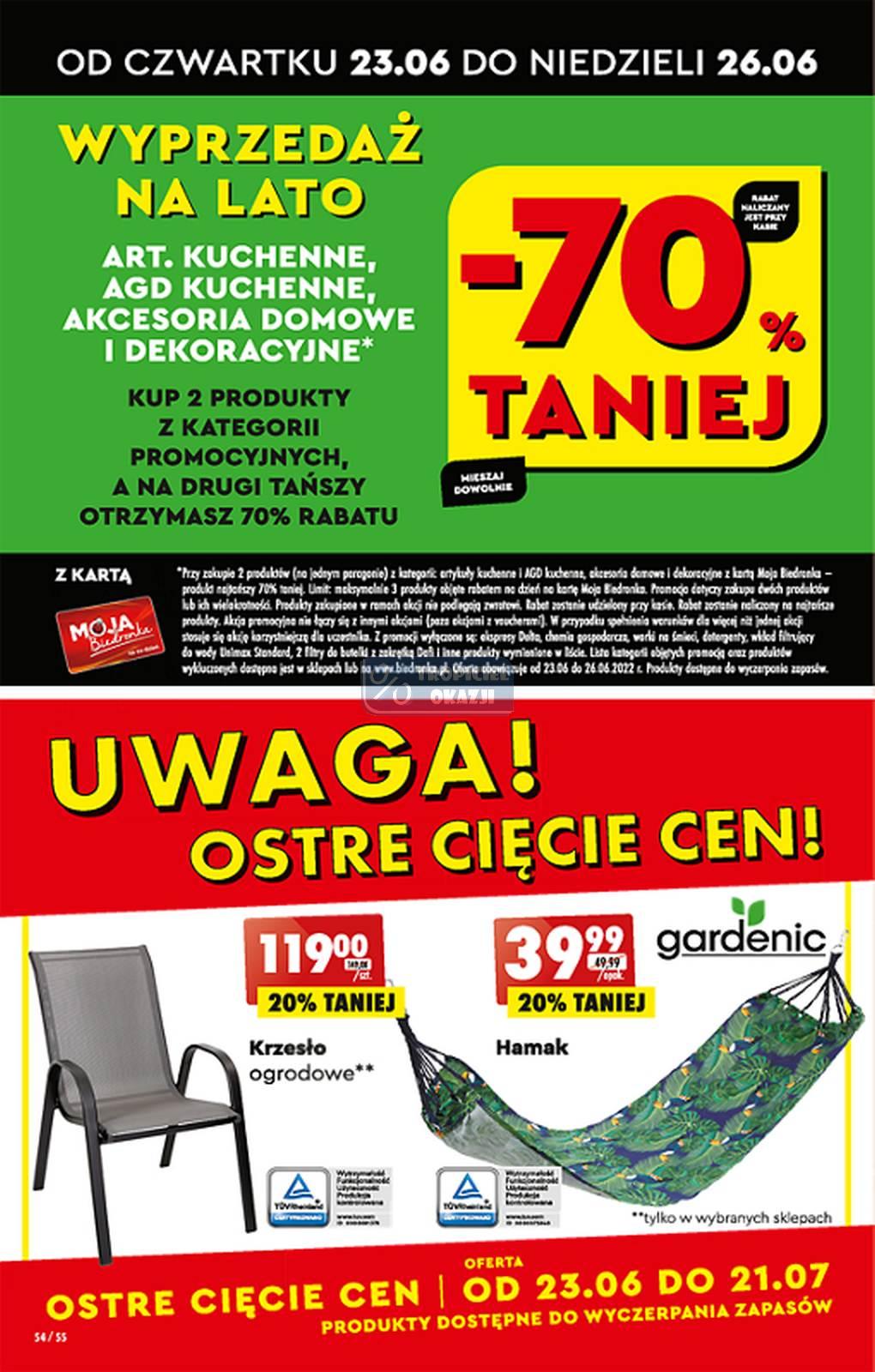 Gazetka promocyjna Biedronka do 29/06/2022 str.54