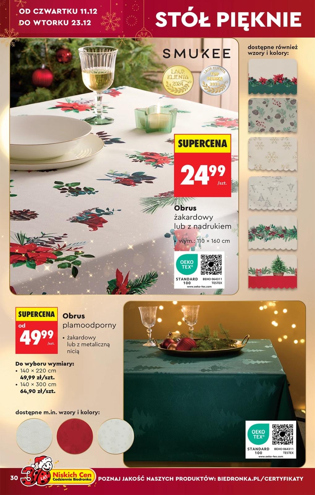 Gazetka promocyjna Biedronka do 23/12/2025 str.30