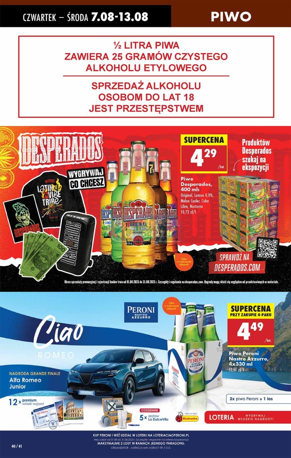 Gazetka promocyjna Biedronka do 13/08/2025 str.40