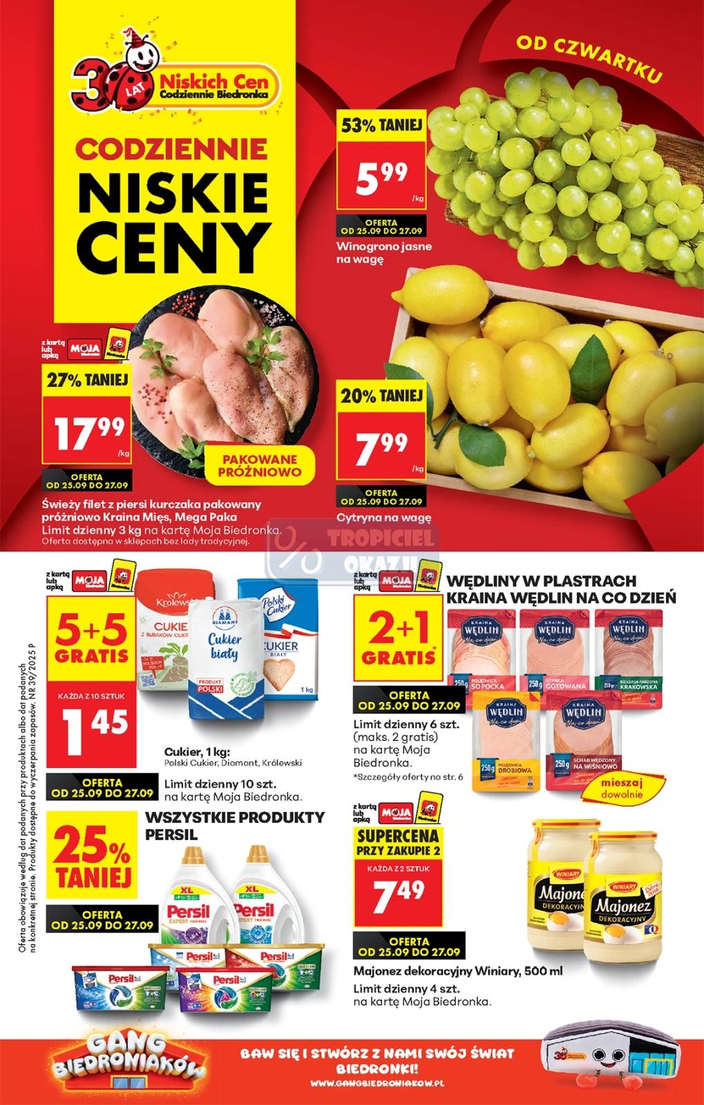 Gazetka promocyjna Biedronka do 01/10/2025 str.1