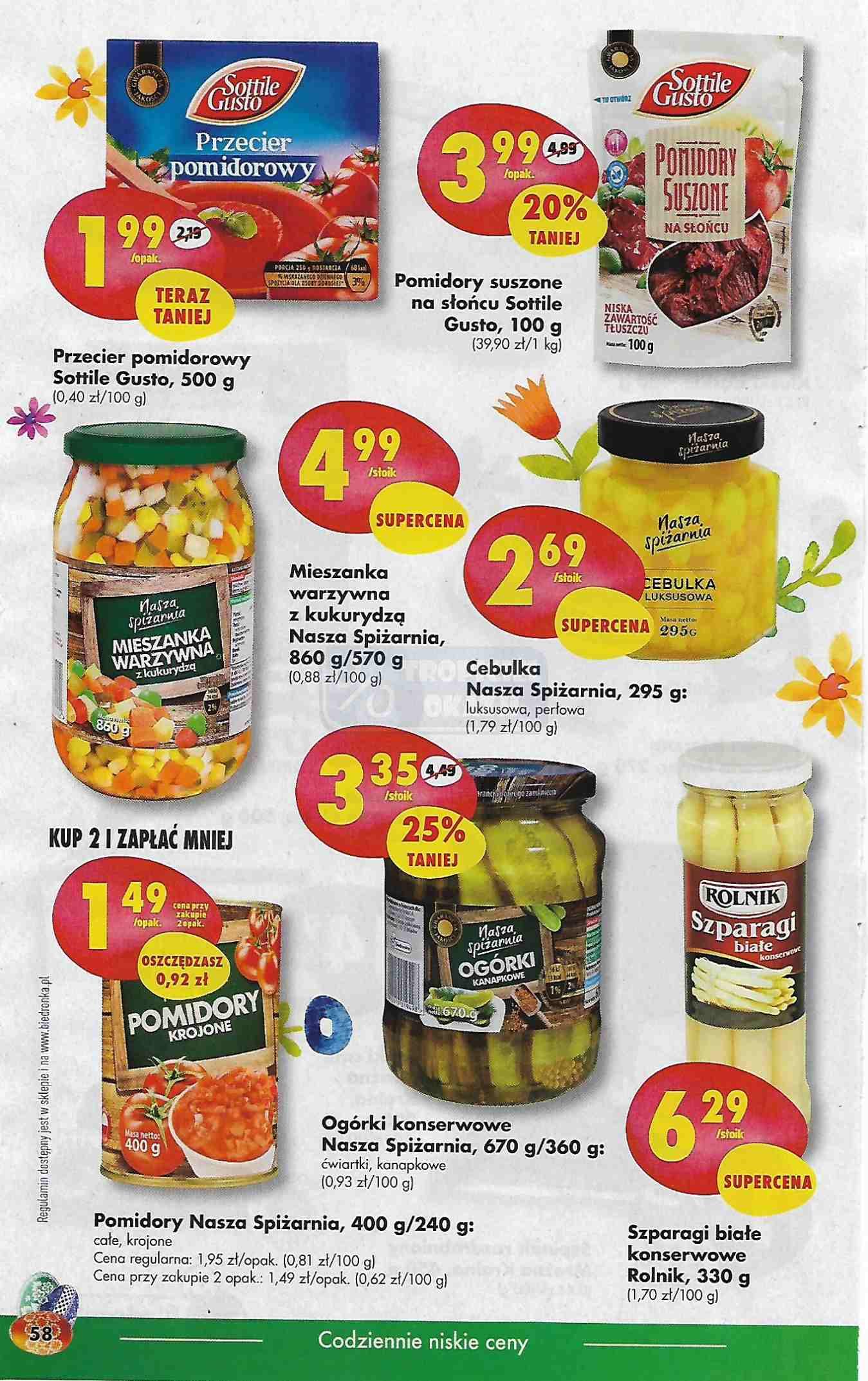 Gazetka promocyjna Biedronka do 09/04/2017 str.58