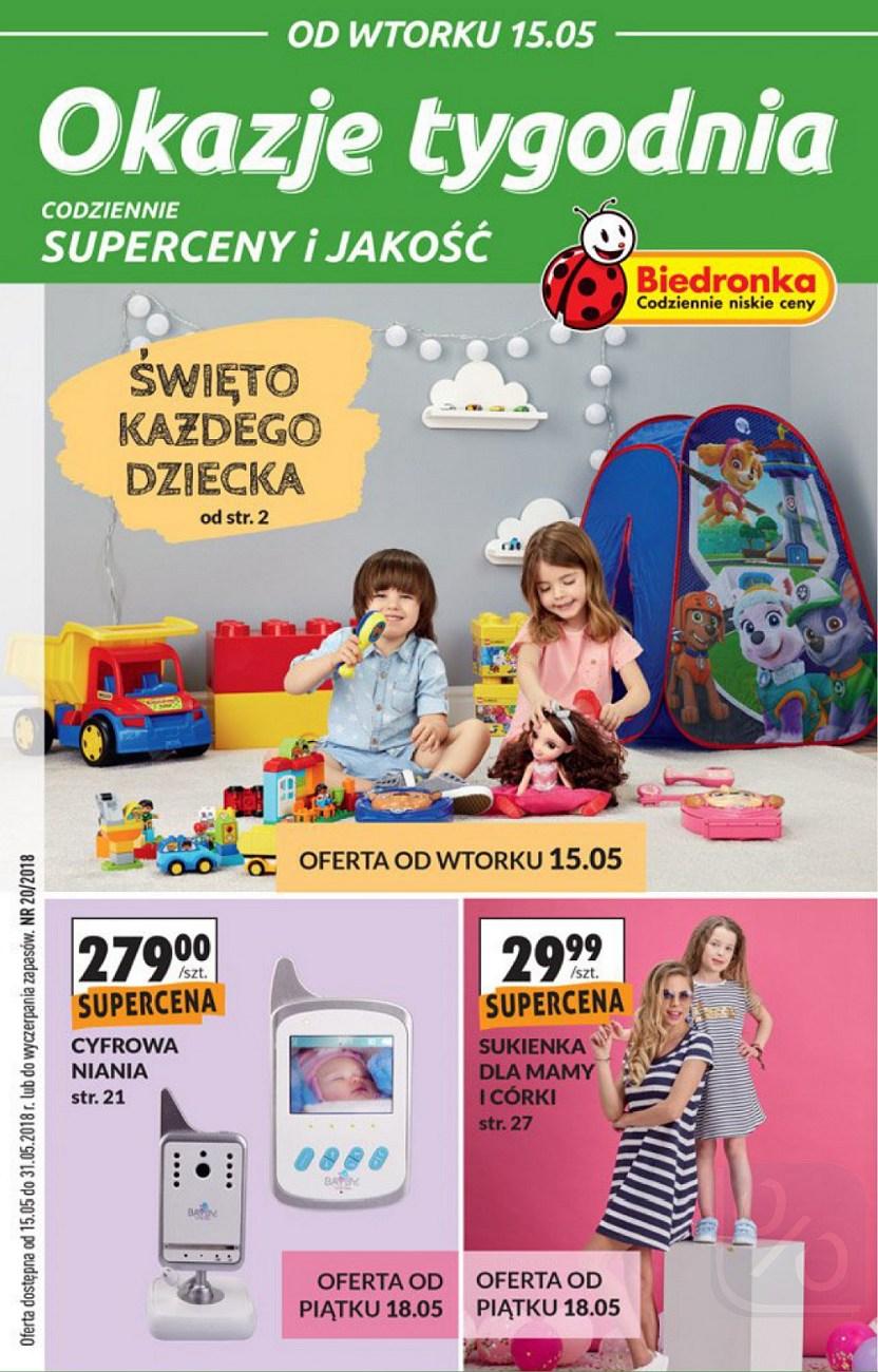 Gazetka promocyjna Biedronka do 31/05/2018 str.0