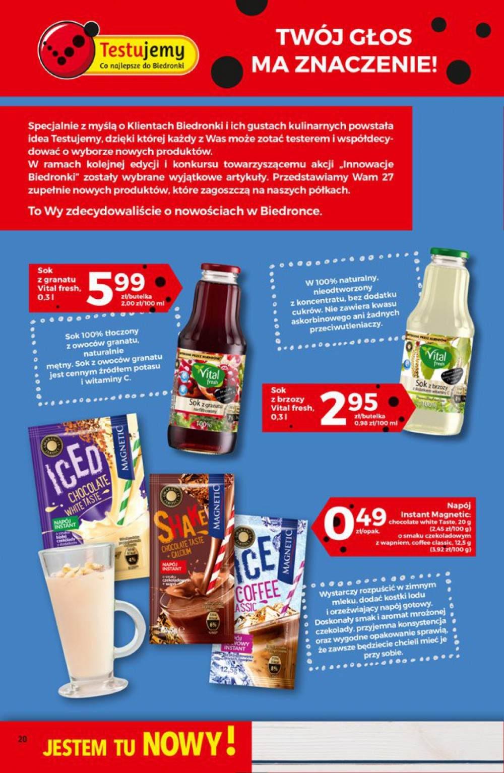 Gazetka promocyjna Biedronka do 24/08/2016 str.20