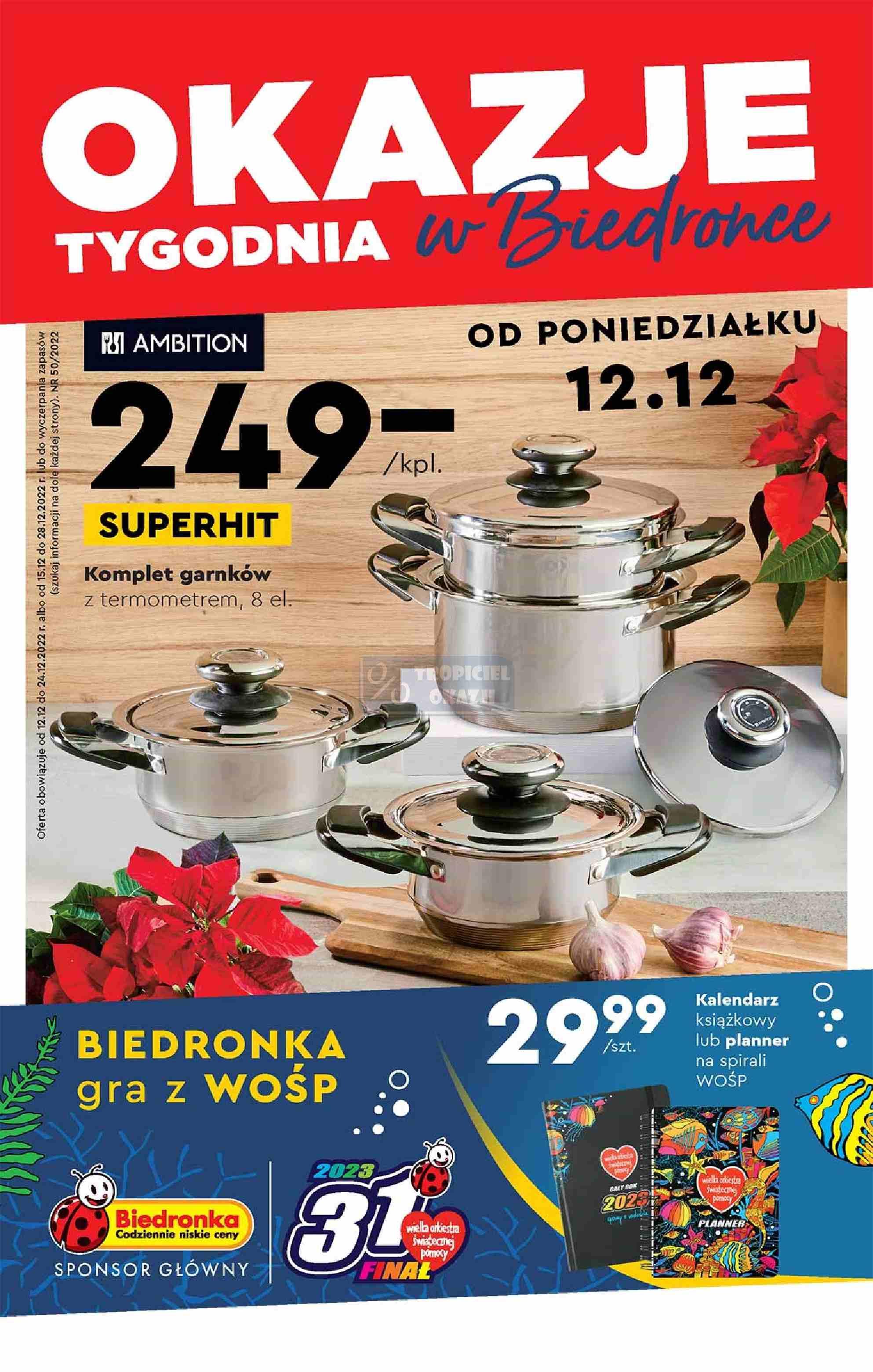 Gazetka promocyjna Biedronka do 28/12/2022 str.1