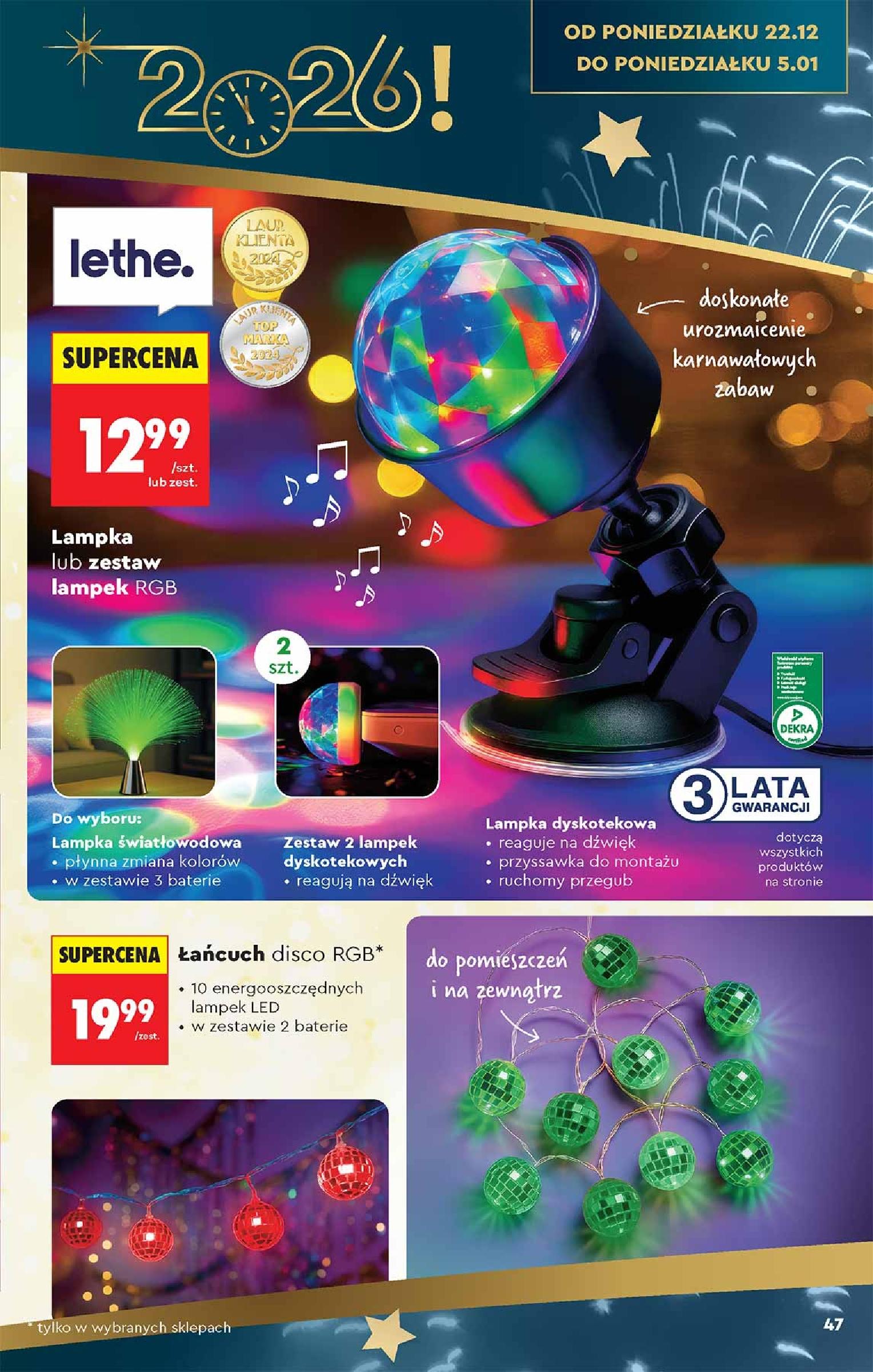 Gazetka promocyjna Biedronka do 03/01/2026 str.47