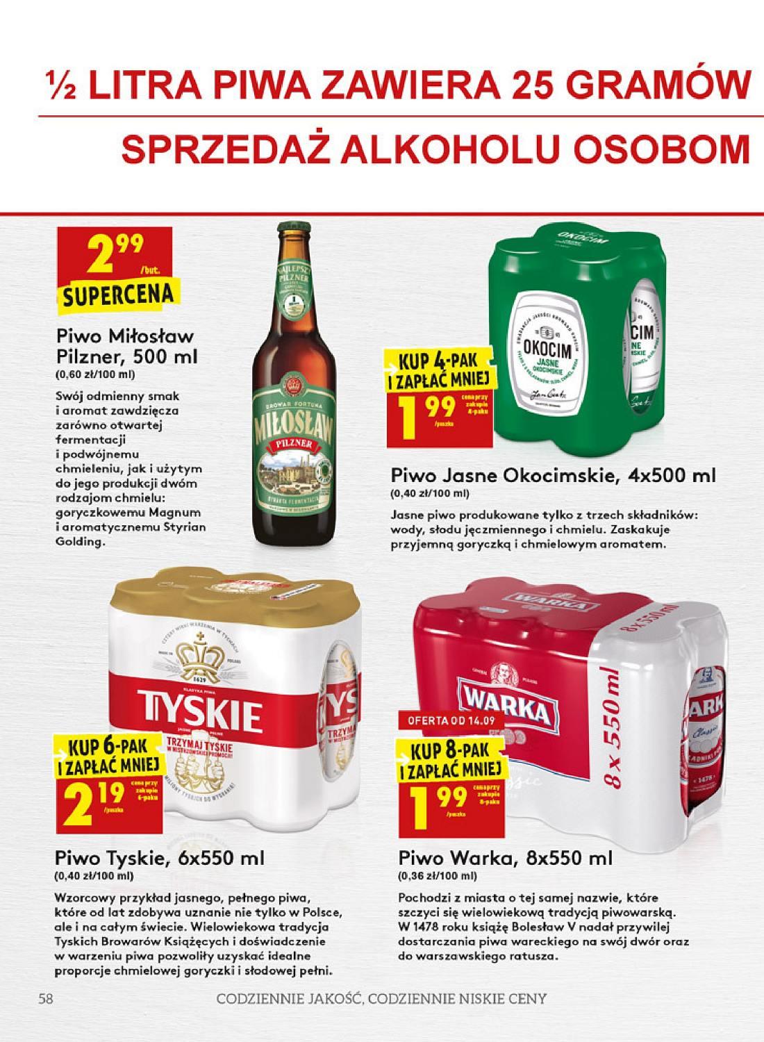 Gazetka promocyjna Biedronka do 29/09/2018 str.58
