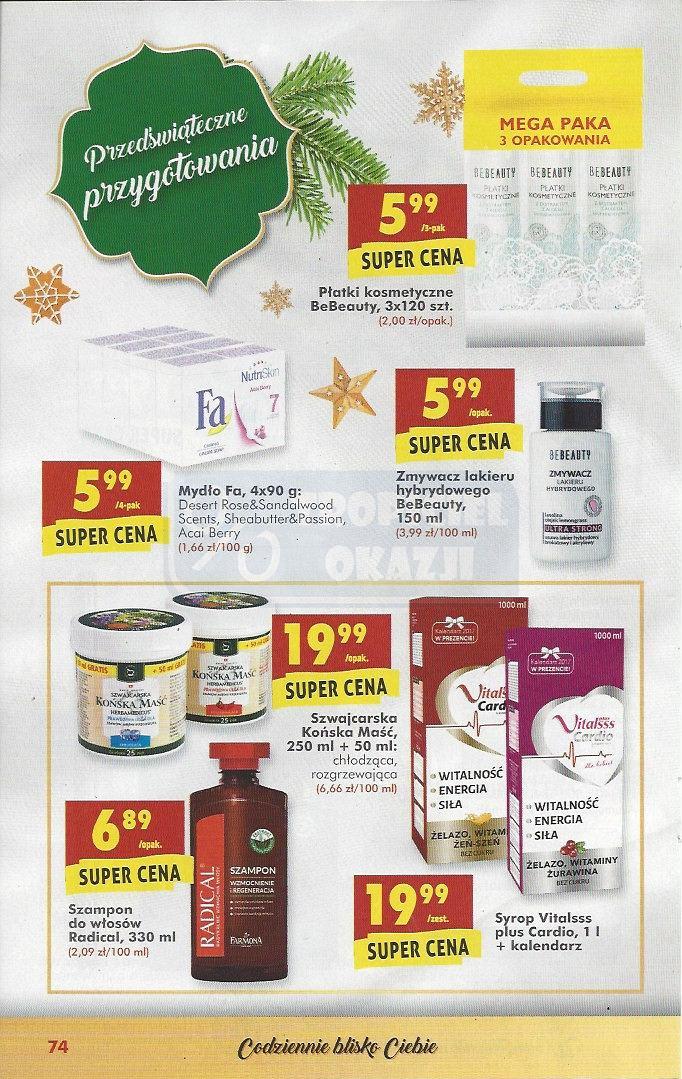 Gazetka promocyjna Biedronka do 30/11/2016 str.74