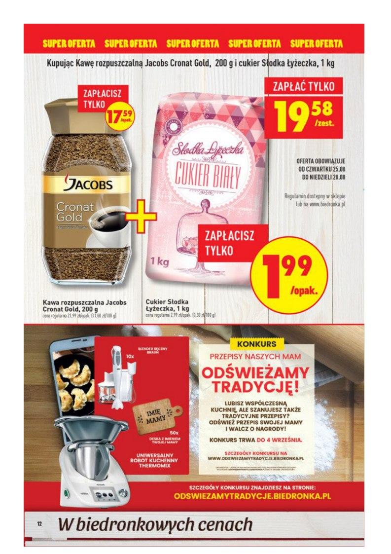 Gazetka promocyjna Biedronka do 31/08/2016 str.12