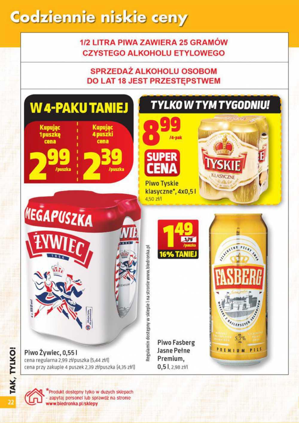 Gazetka promocyjna Biedronka do 20/01/2016 str.22