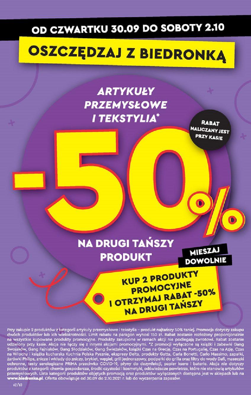 Gazetka promocyjna Biedronka do 06/10/2021 str.62