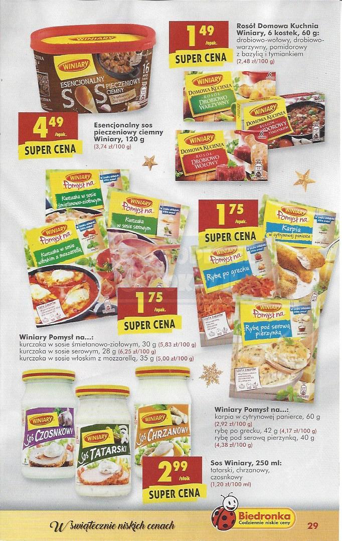 Gazetka promocyjna Biedronka do 30/11/2016 str.29