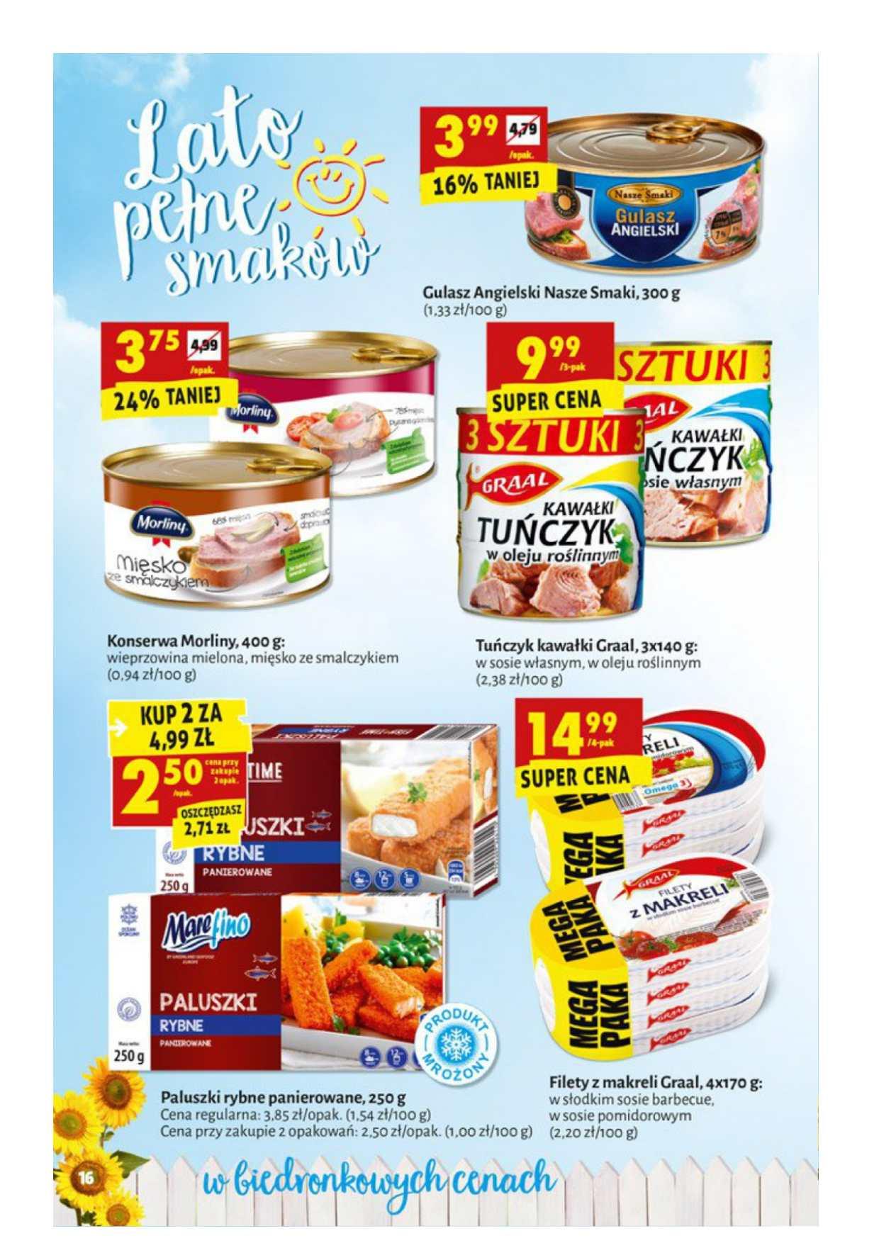 Gazetka promocyjna Biedronka do 31/07/2016 str.16