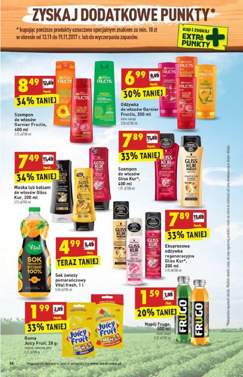 Gazetka promocyjna Biedronka do 19/11/2017 str.34