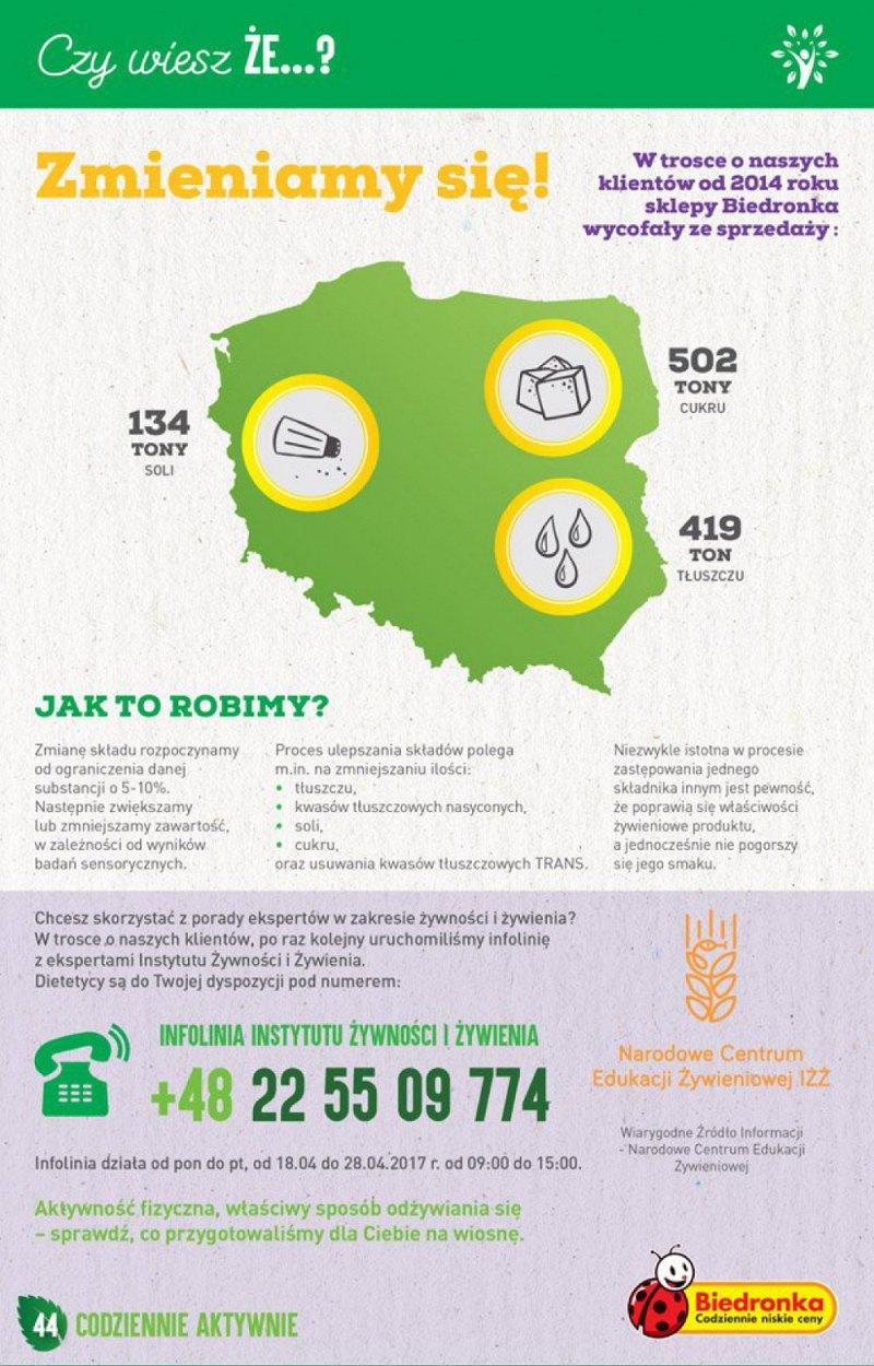 Gazetka promocyjna Biedronka do 30/04/2017 str.44