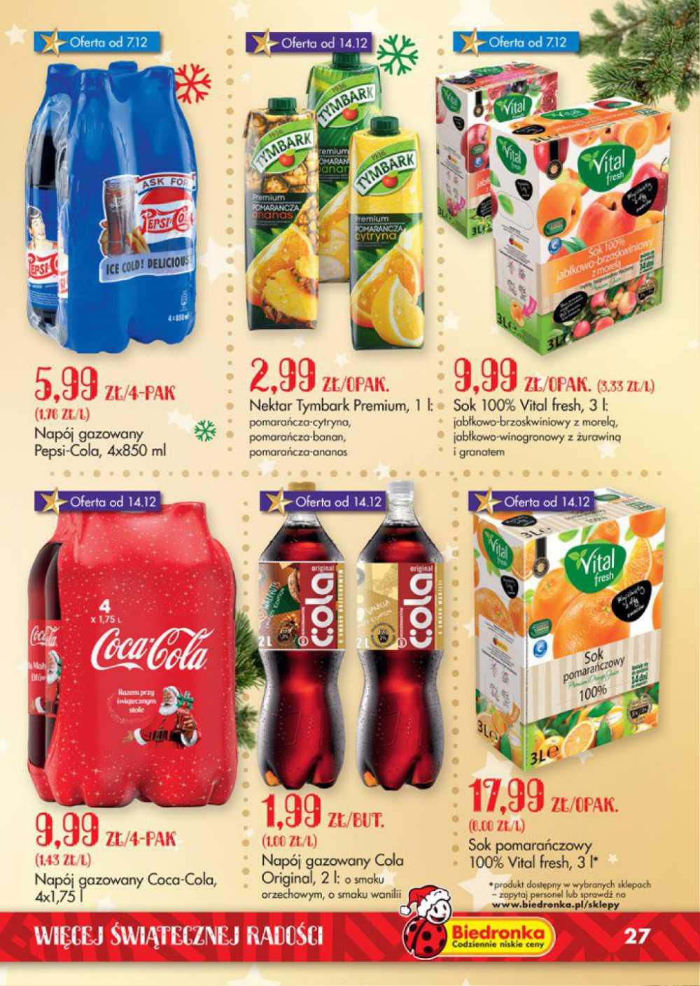 Gazetka promocyjna Biedronka do 27/12/2015 str.27
