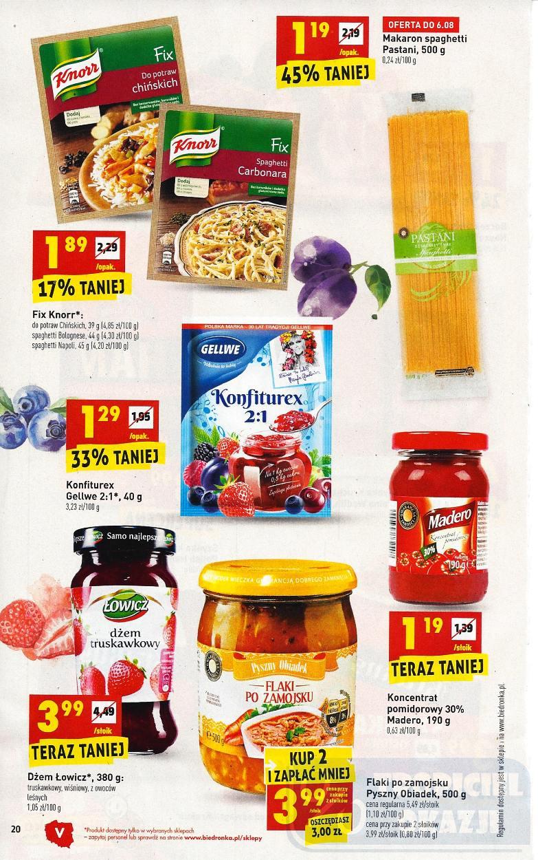 Gazetka promocyjna Biedronka do 09/08/2017 str.20