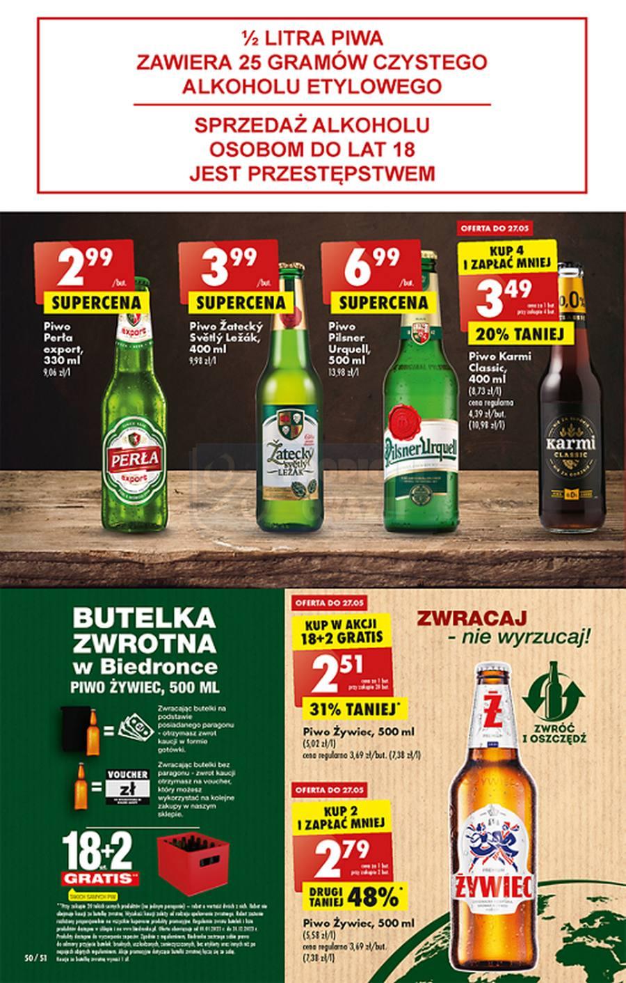 Gazetka promocyjna Biedronka do 31/05/2023 str.50