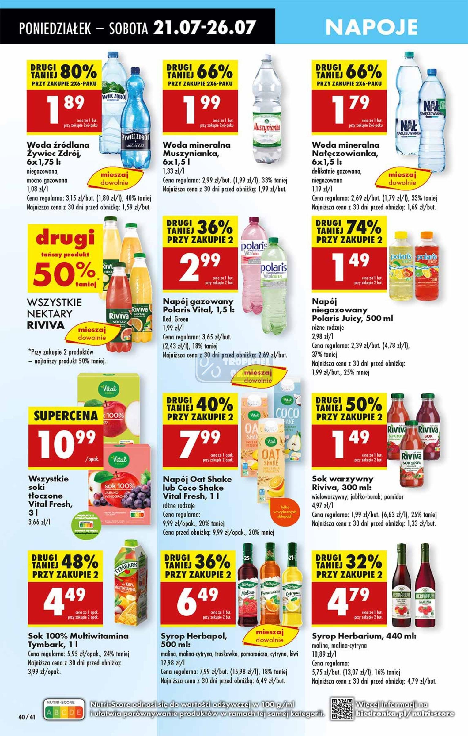 Gazetka promocyjna Biedronka do 26/07/2025 str.40
