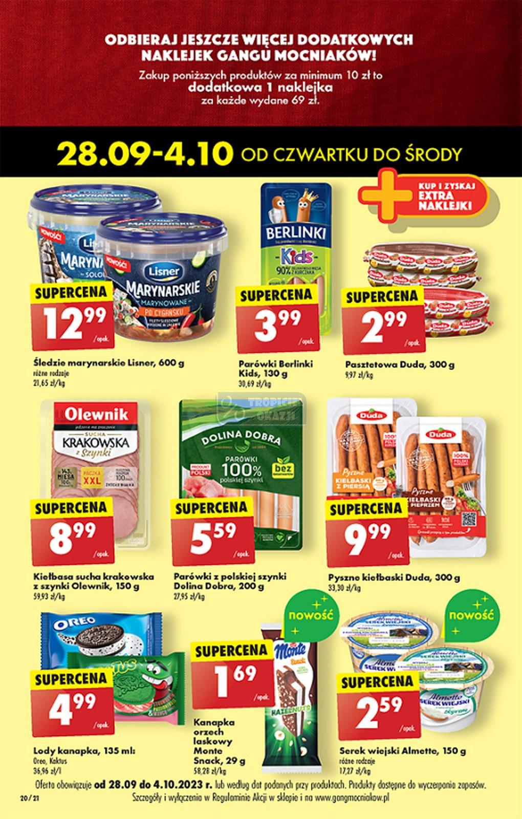 Gazetka promocyjna Biedronka do 04/10/2023 str.20