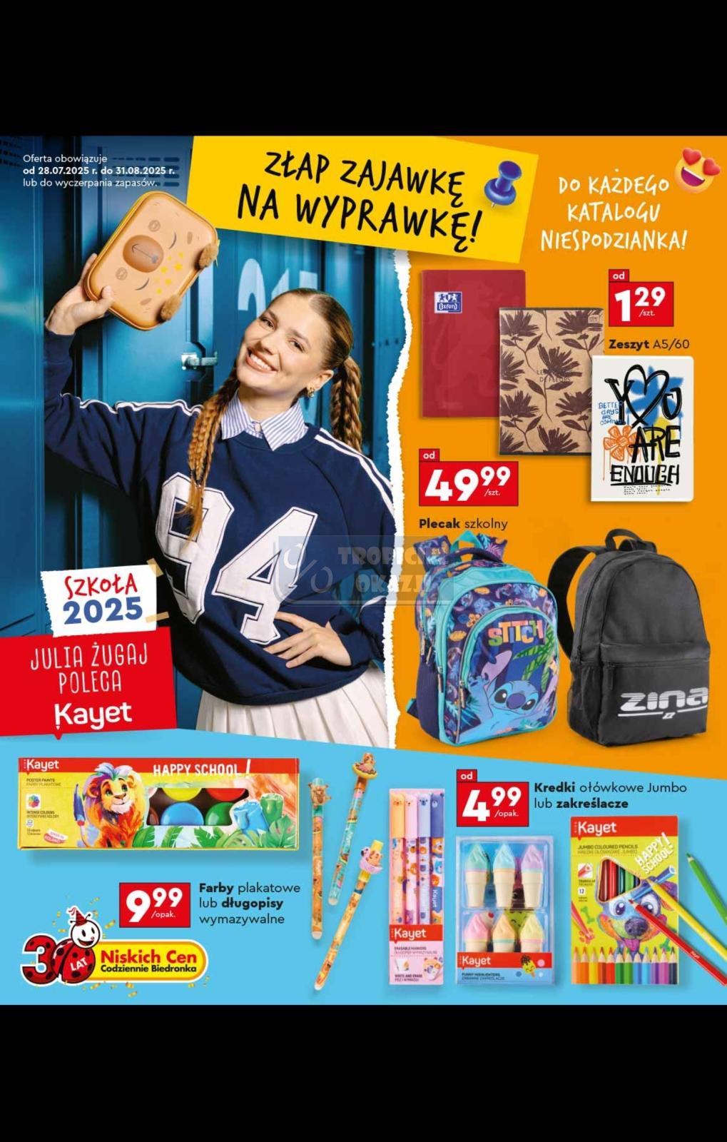 Gazetka promocyjna Biedronka do 31/08/2025 str.1