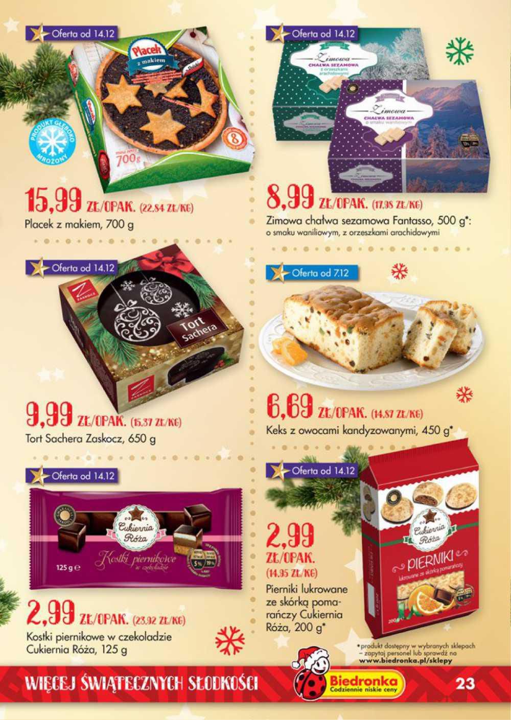 Gazetka promocyjna Biedronka do 27/12/2015 str.23