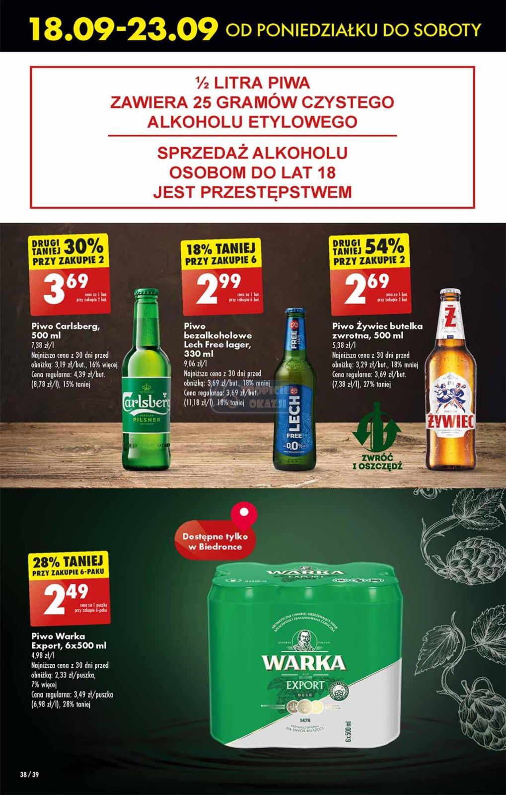 Gazetka promocyjna Biedronka do 23/09/2023 str.38