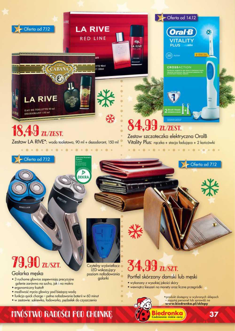 Gazetka promocyjna Biedronka do 27/12/2015 str.37