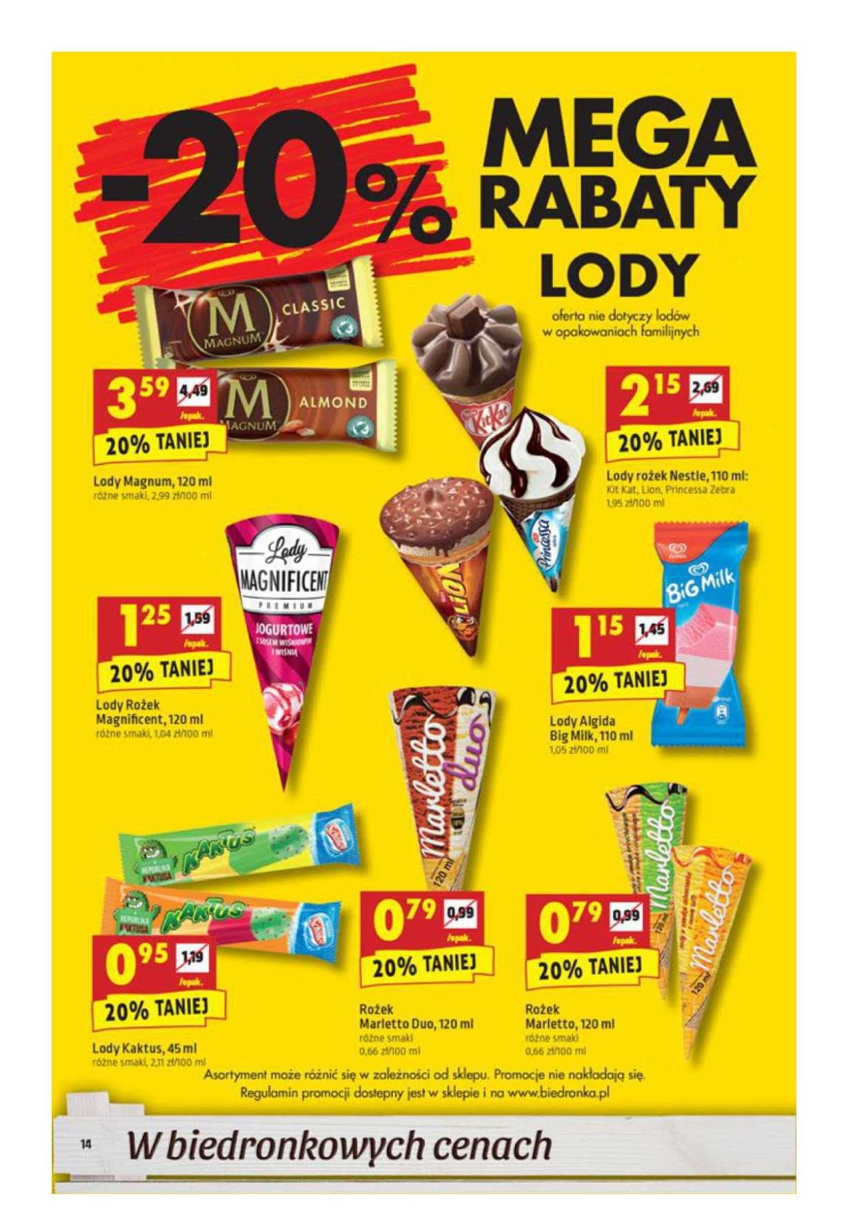 Gazetka promocyjna Biedronka do 29/06/2016 str.14
