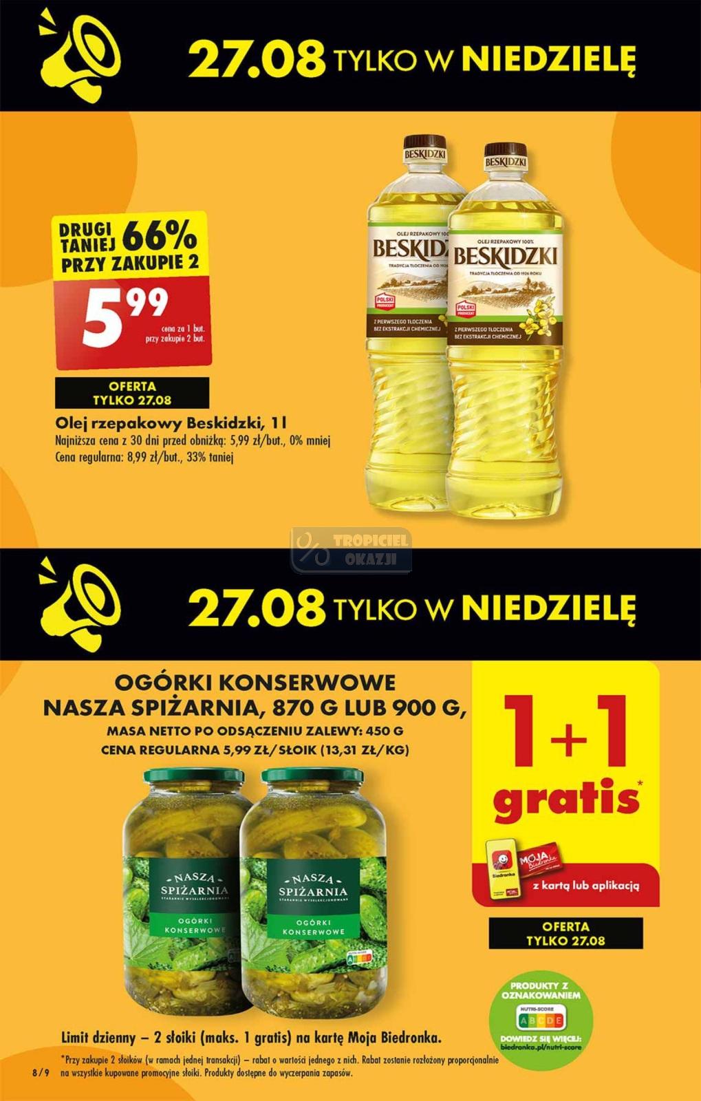Gazetka promocyjna Biedronka do 30/08/2023 str.8