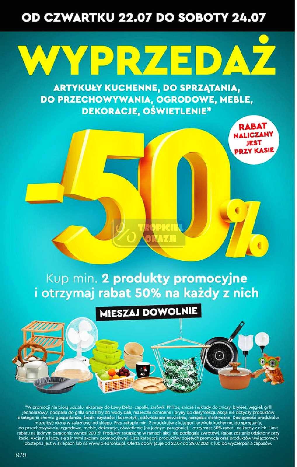 Gazetka promocyjna Biedronka do 28/07/2021 str.62