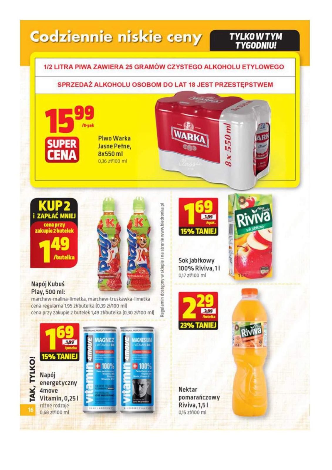 Gazetka promocyjna Biedronka do 06/04/2016 str.16
