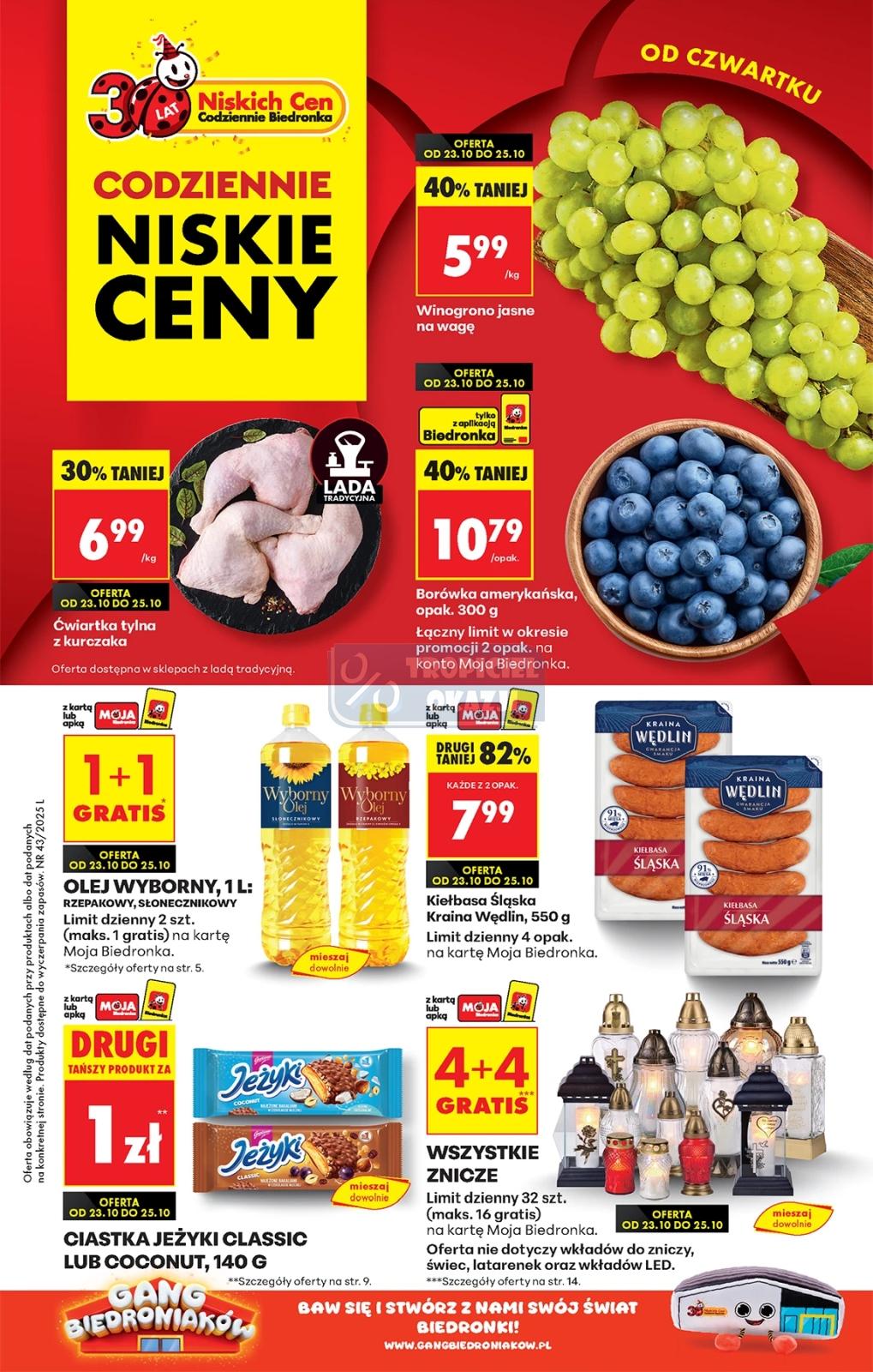 Gazetka promocyjna Biedronka do 29/10/2025 str.1