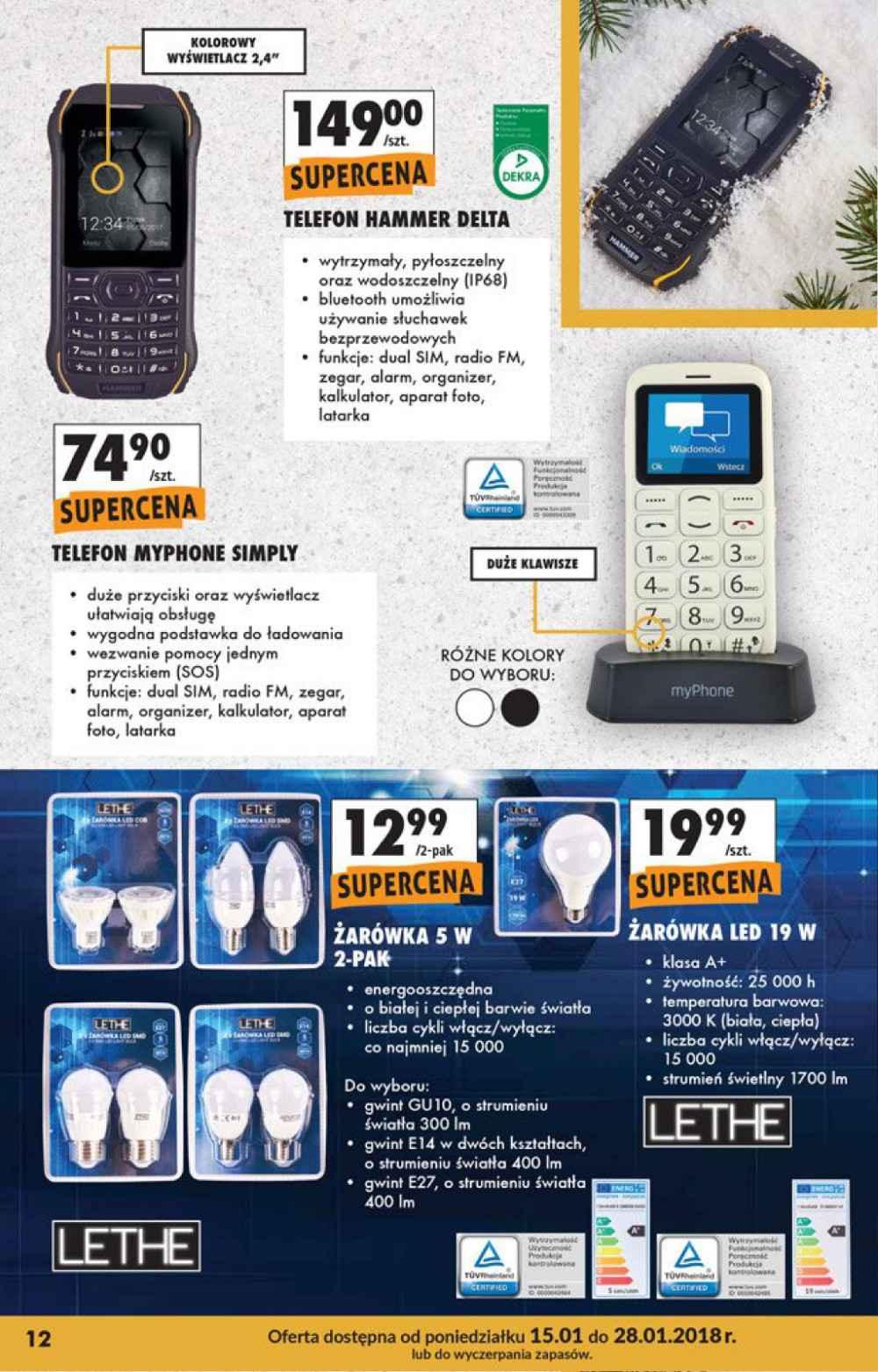 Gazetka promocyjna Biedronka do 31/01/2018 str.12