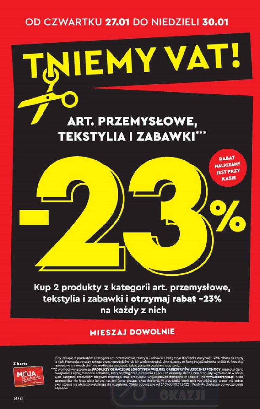 Gazetka promocyjna Biedronka do 02/02/2022 str.62