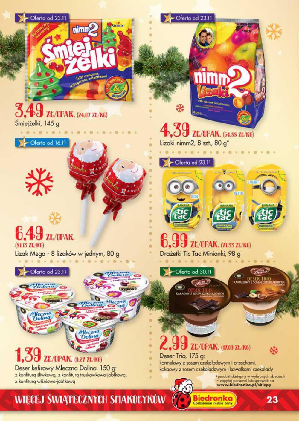 Gazetka promocyjna Biedronka do 06/12/2015 str.23