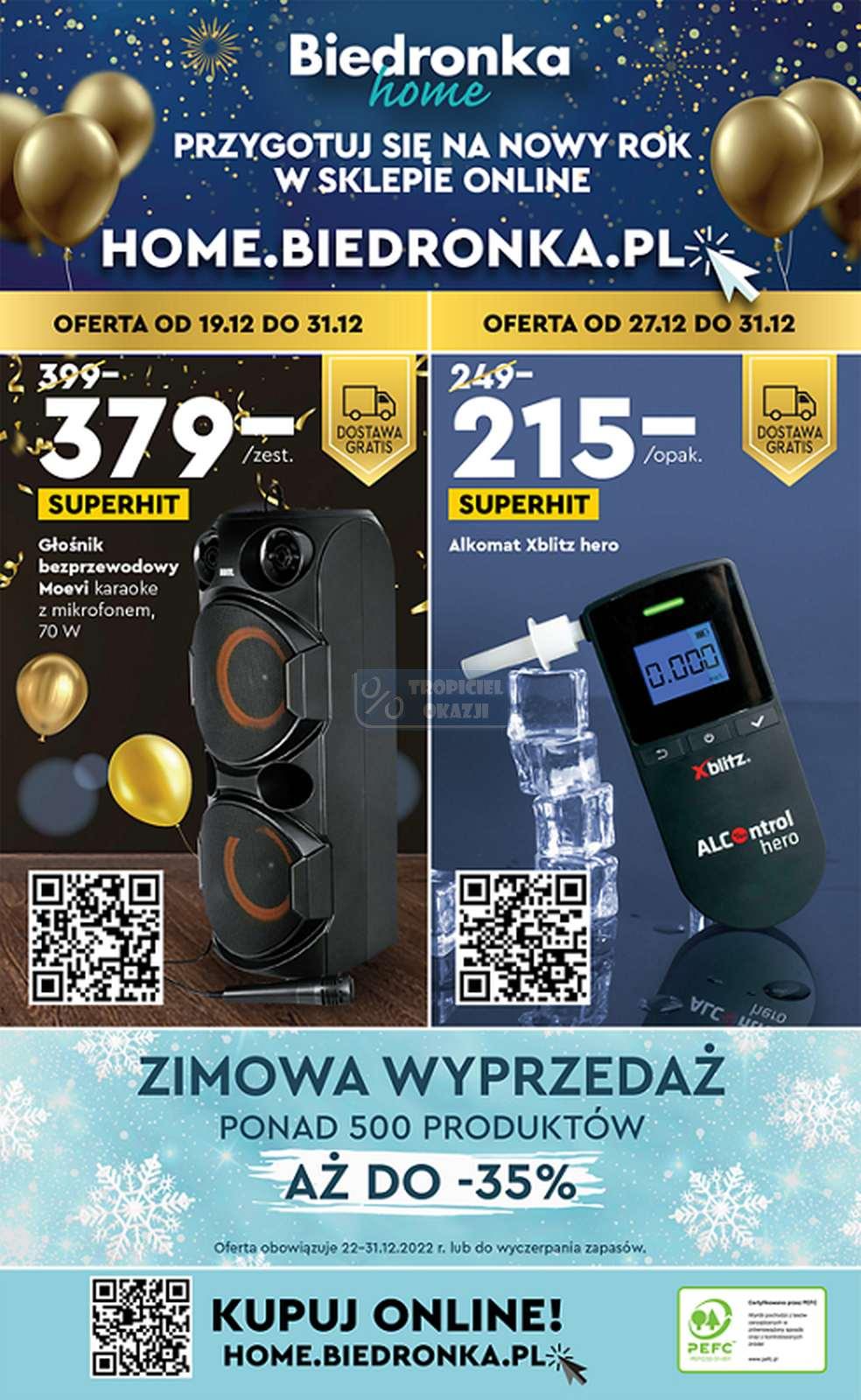 Gazetka promocyjna Biedronka do 31/12/2022 str.32