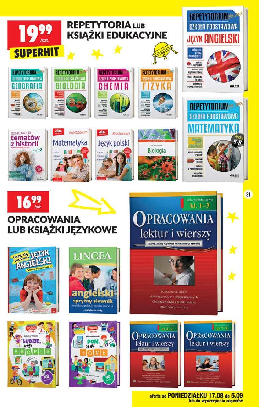 Gazetka promocyjna Biedronka do 05/09/2020 str.31