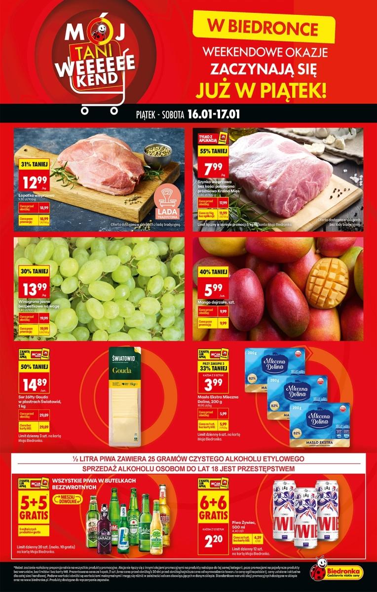 Gazetka promocyjna Biedronka do 18/01/2026 str.1