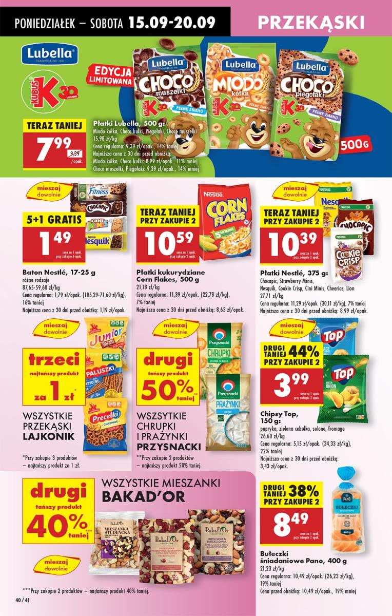 Gazetka promocyjna Biedronka do 20/09/2025 str.40