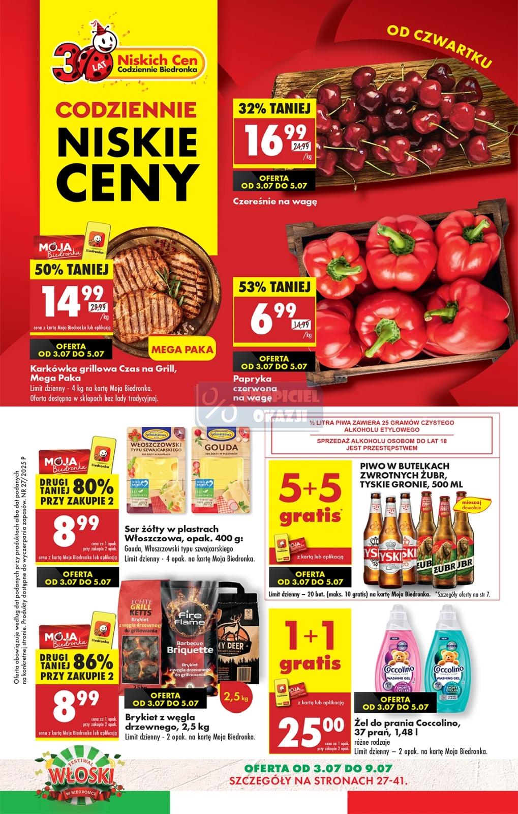 Gazetka promocyjna Biedronka do 09/07/2025 str.1