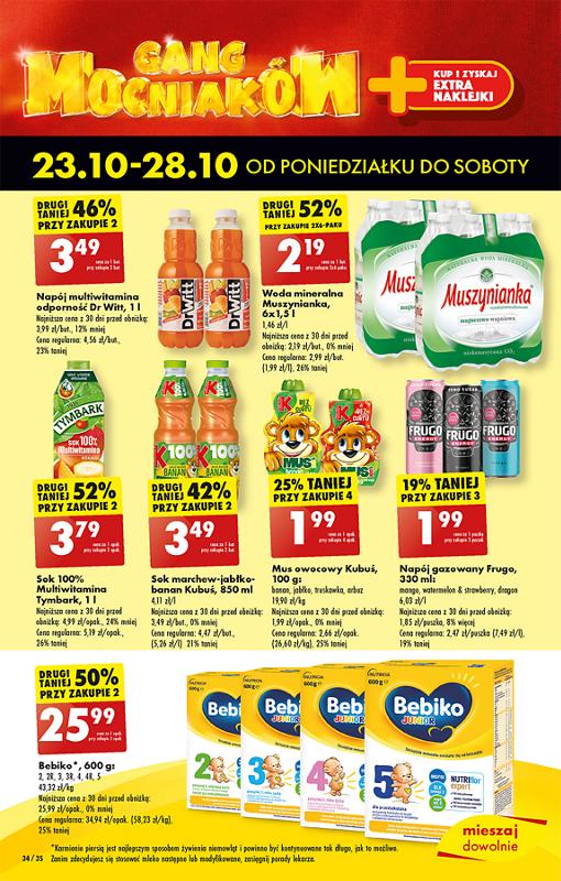 Gazetka promocyjna Biedronka do 28/10/2023 str.34