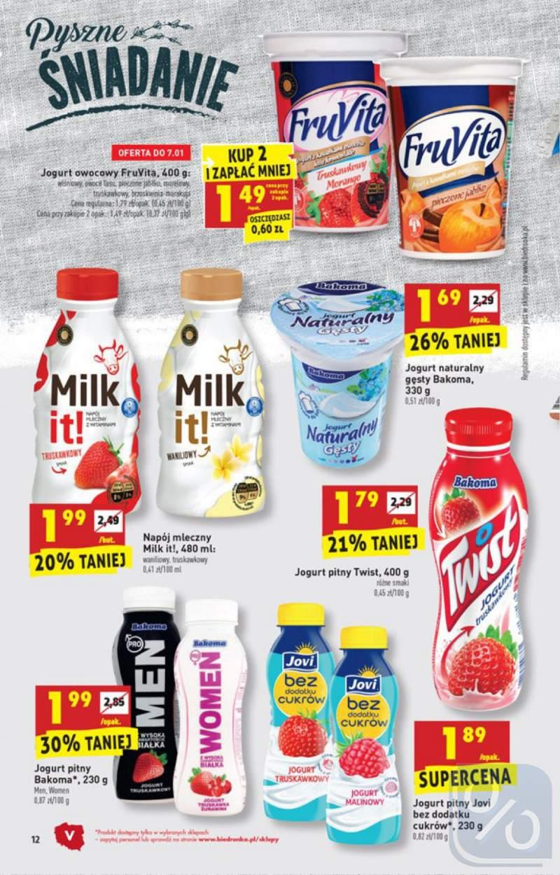 Gazetka promocyjna Biedronka do 10/01/2018 str.12