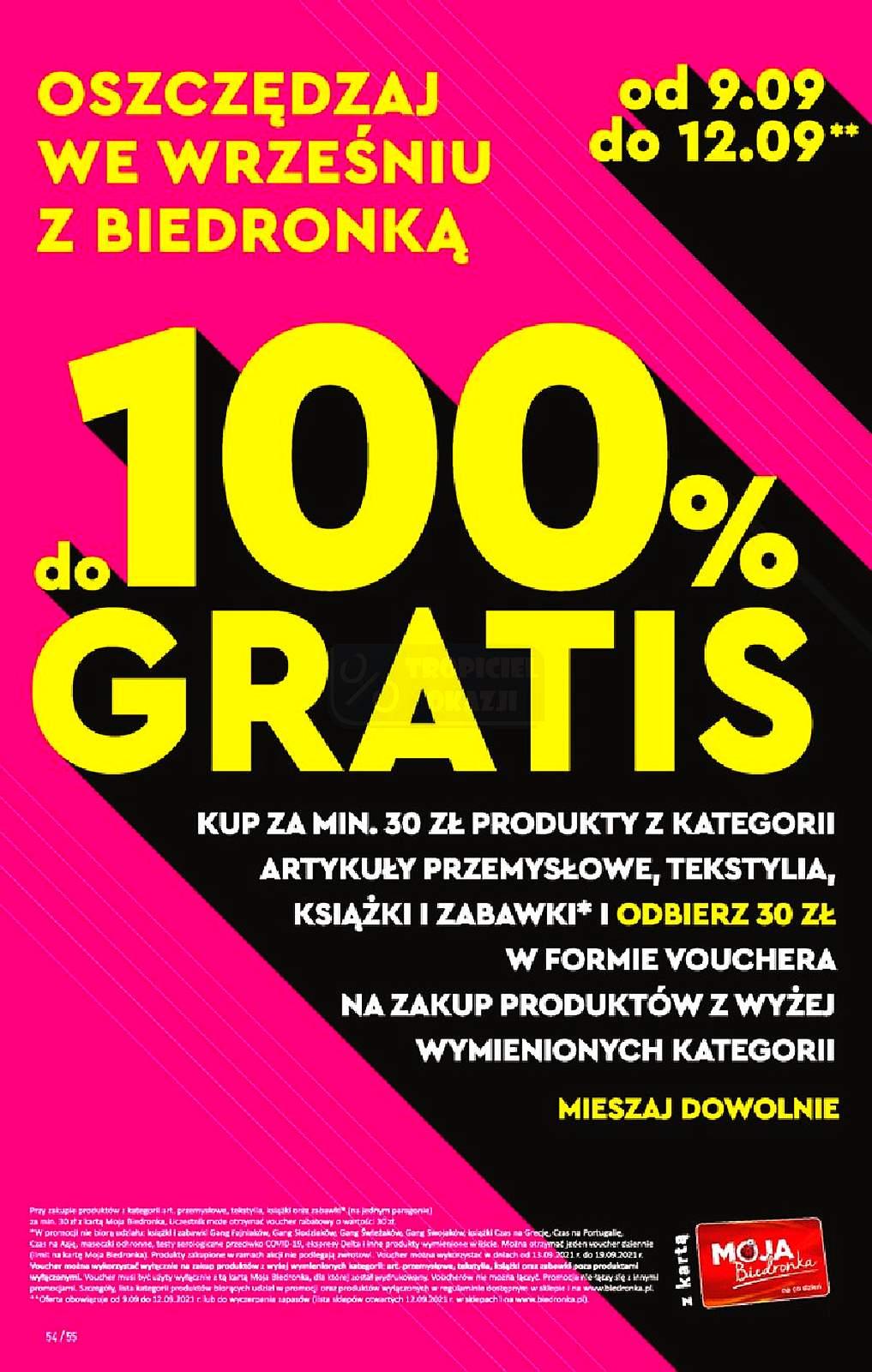 Gazetka promocyjna Biedronka do 15/09/2021 str.54
