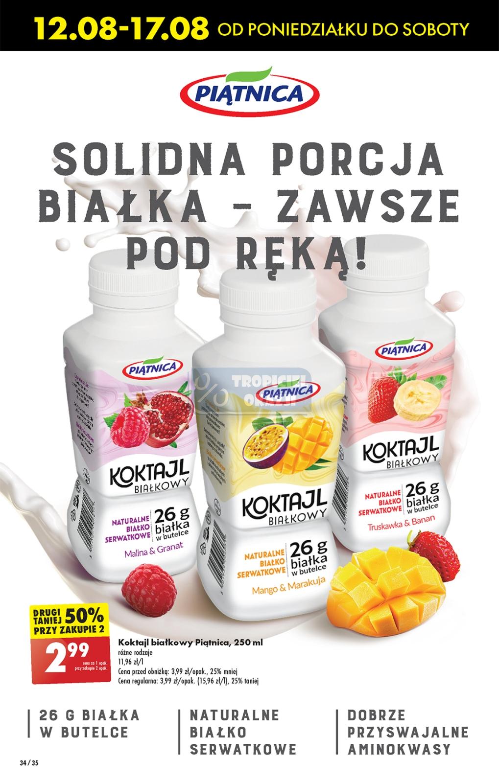 Gazetka promocyjna Biedronka do 17/08/2024 str.34
